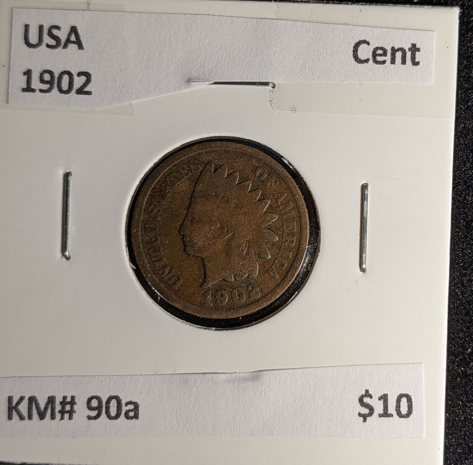 USA 1902 Cent KM# 90a #202 #29C