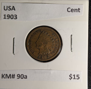 USA 1903 Cent KM# 90a #277 #29C