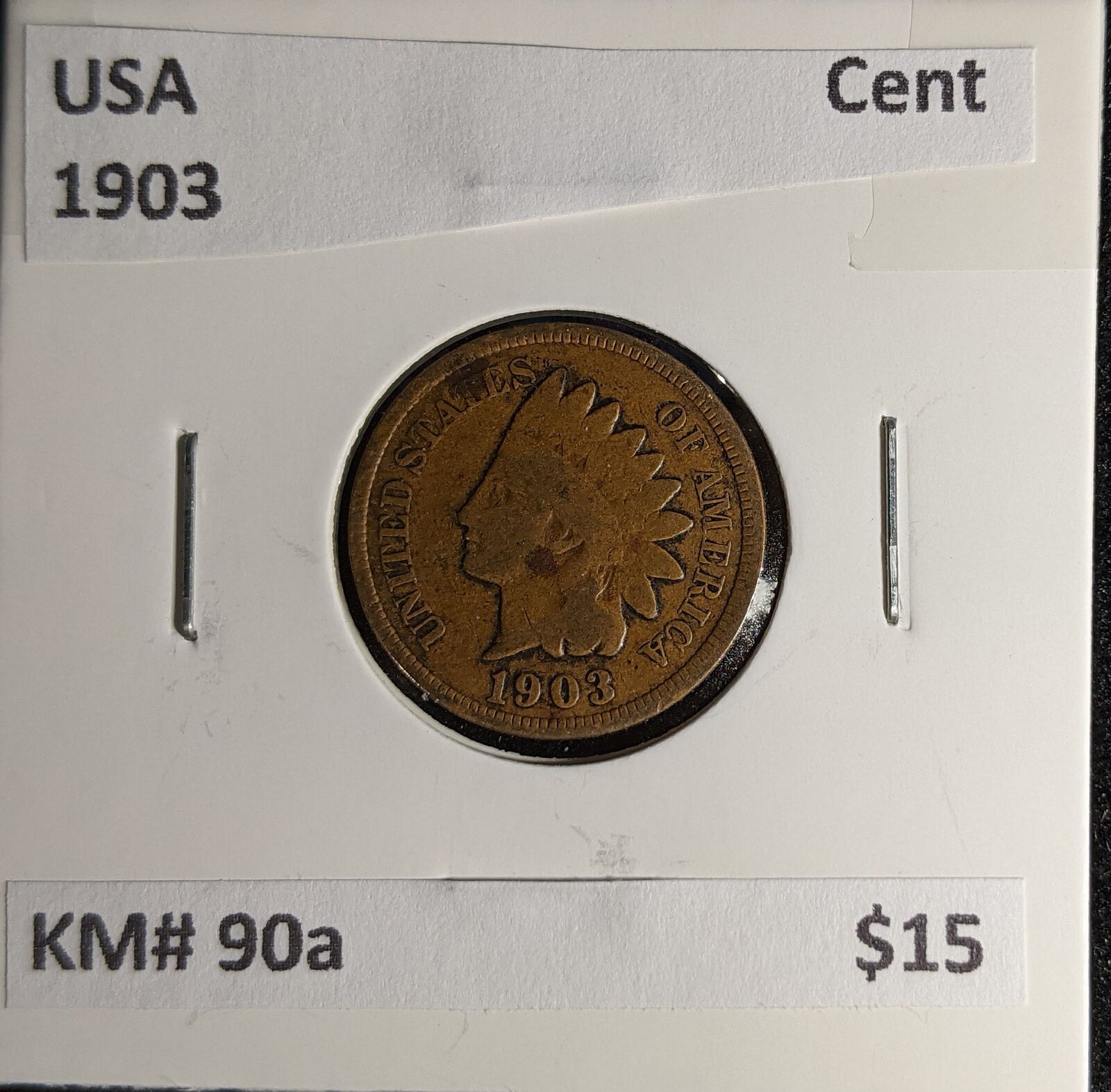 USA 1903 Cent KM# 90a #031 #29C