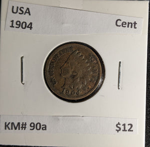 USA 1904 Cent KM# 90a #268 #30A