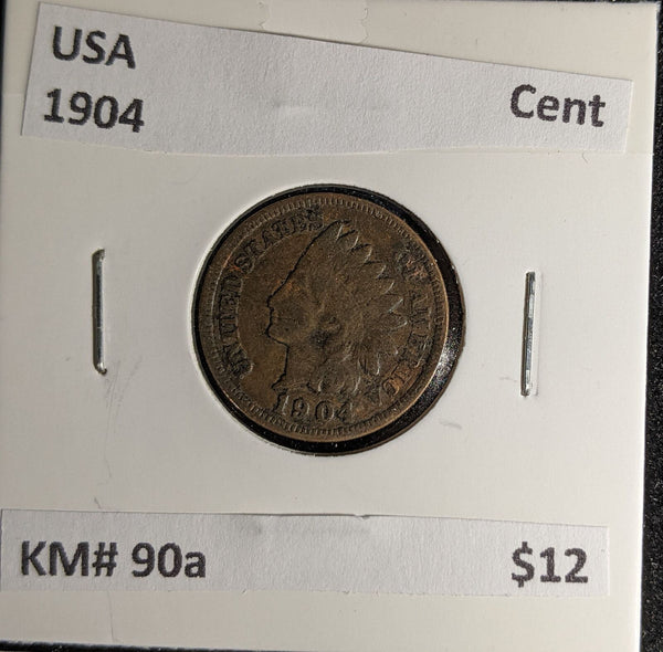 USA 1904 Cent KM# 90a #268 #30A