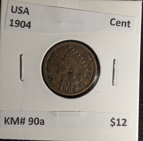 USA 1904 Cent KM# 90a #268 #30A