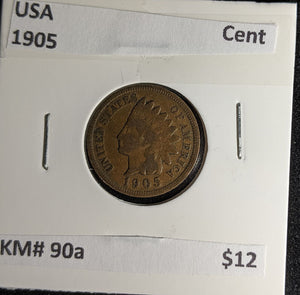 USA 1905 Cent KM# 90a #261 #30A