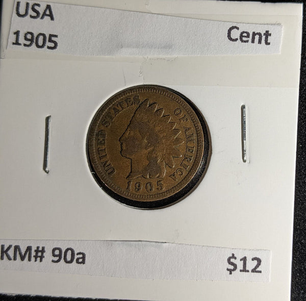 USA 1905 Cent KM# 90a #261 #30A