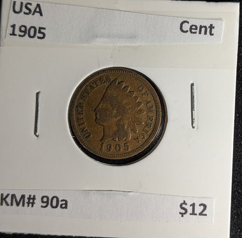 USA 1905 Cent KM# 90a #261 #30A