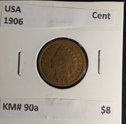 USA 1906 Cent KM# 90a #293 #30A