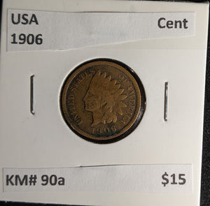 USA1906 Cent KM# 90a #263 #30A