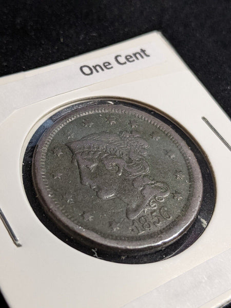 USA 1856 One Cent KM# 67 #200 #30C