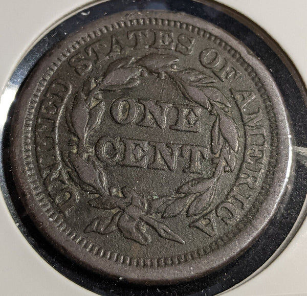 USA 1856 One Cent KM# 67 #200 #30C