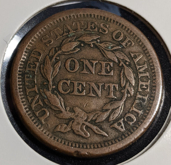 USA 1856 Slanted 5 One Cent KM# 67 #205 #30C