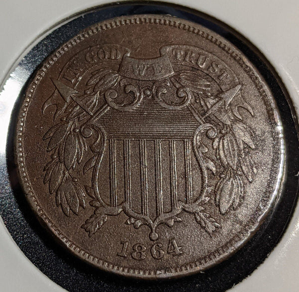 USA 1864 Two Cent KM# 94 #242 #31A