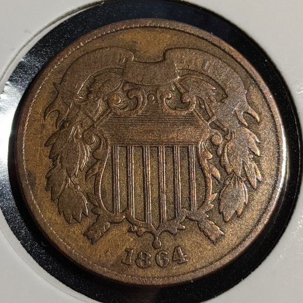 USA 1864 Two Cent KM# 94 #238 #31A