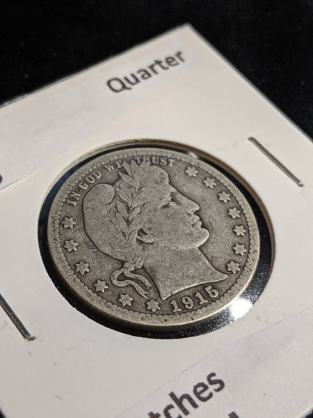 USA 1915 D Quarter KM# 114 Scratches #270 #31A