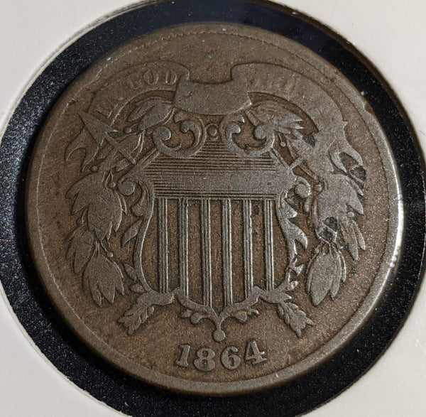 USA 1864 Two Cent KM# 94 #187 #31A