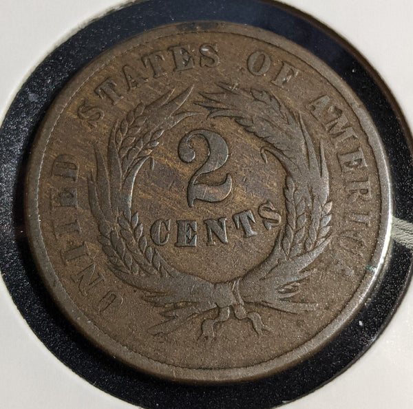 USA 1864 Two Cent KM# 94 #187 #31A