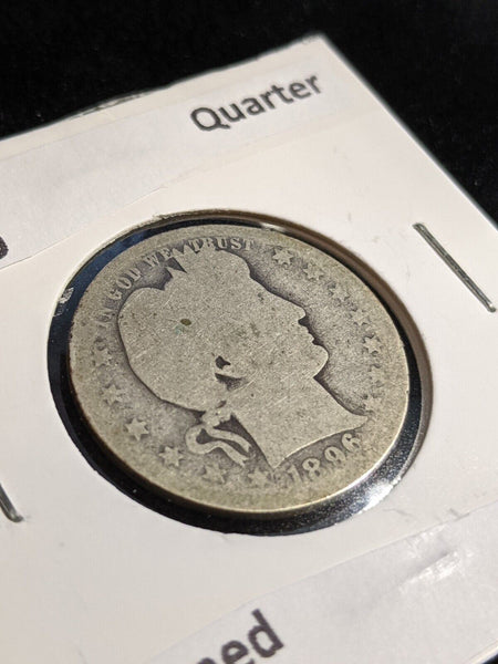 USA 1896 O Quarter KM# 114 Cleaned #257 #31A