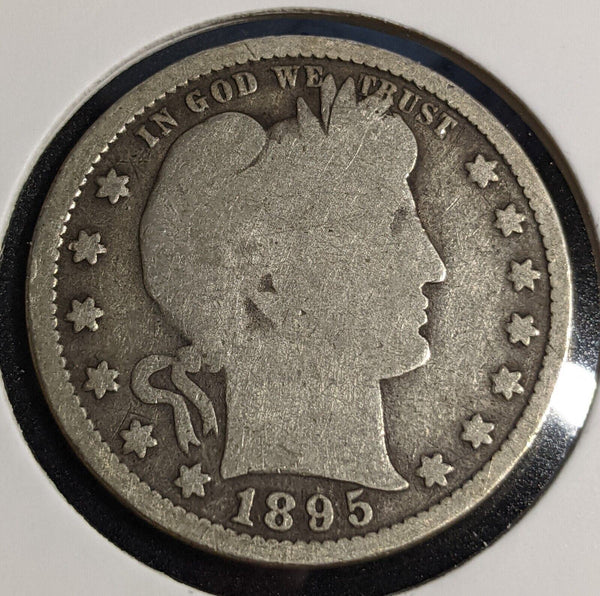 USA 1895 Quarter KM# 114 Cleaned #261 #31A