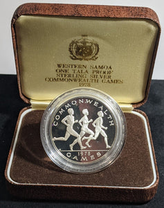 West Samoa proof 1978 Tala Commonwealth Games Silver olympic games km30a #2025