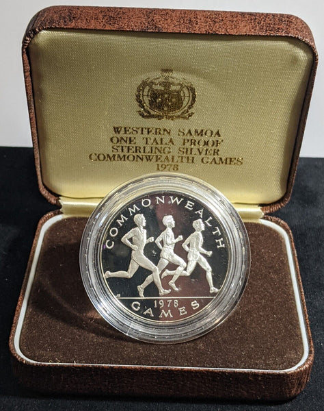 West Samoa proof 1978 Tala Commonwealth Games Silver olympic games km30a #2025