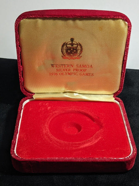 West Samoa proof 1976 Tala Weightlifting Silver olympic games km22a #113