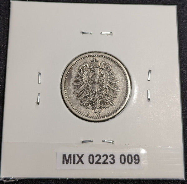 Germany Empire 1875 A 50 Pfennig KM# 6 Scratches #009 #31A