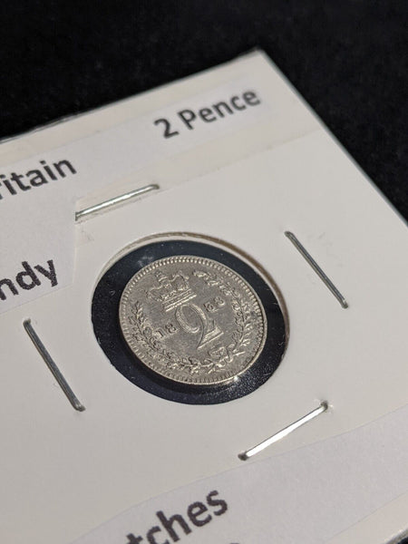 Great Britain 1838 Maundy 2 Pence KM# 729 Scratches #007 #31A