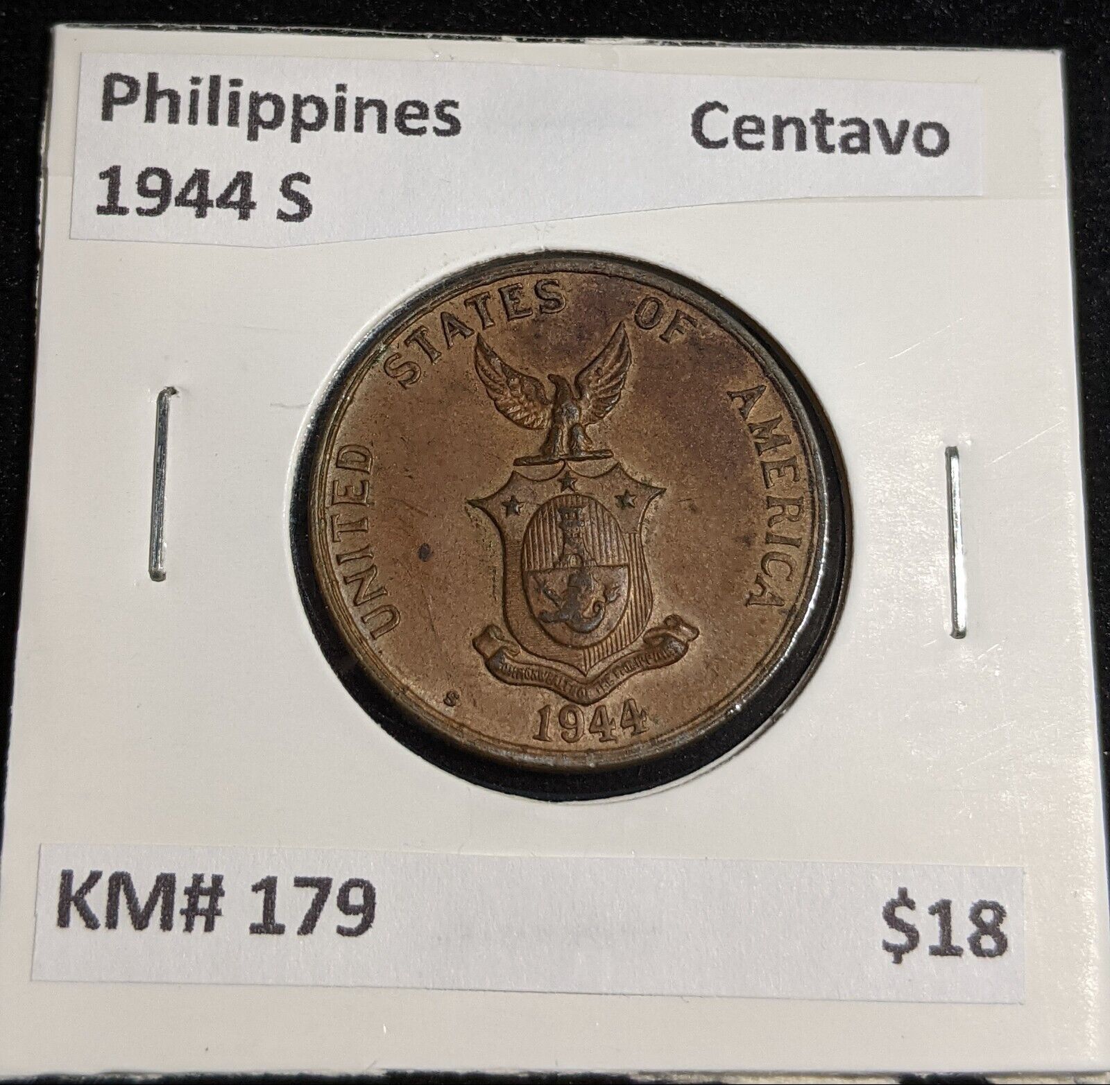Philippines 1944 S Centavo KM# 179 #062 #31C