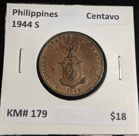 Philippines 1944 S Centavo KM# 179 #062 #31C