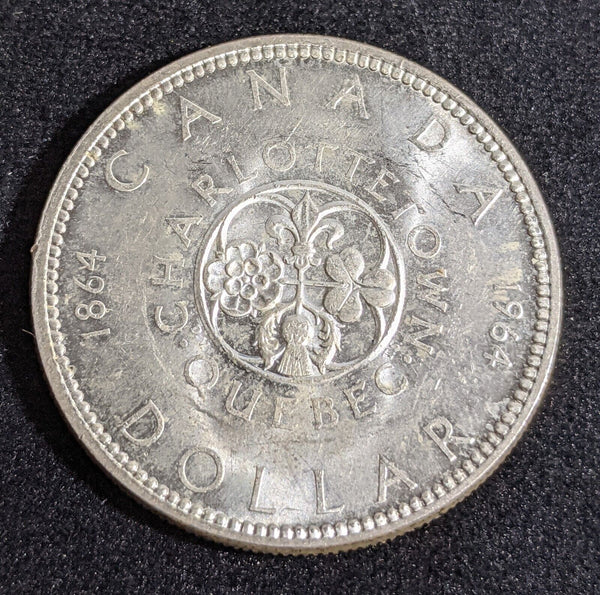 Canada 1964 Dollar KM# 58 Scratches #181 #31C