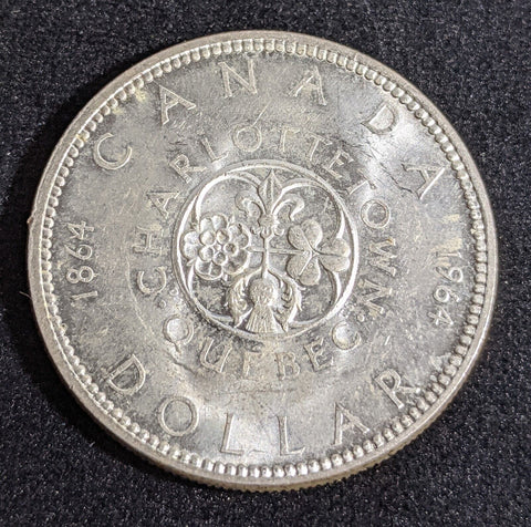 Canada 1964 Dollar KM# 58 Scratches #181 #31C