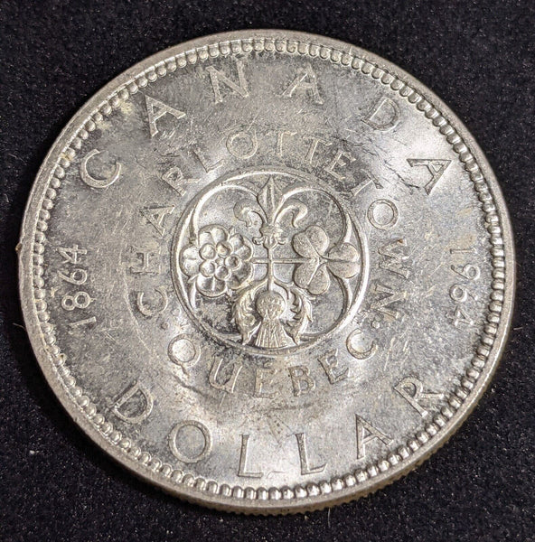 Canada 1964 Dollar KM# 58 Scratches #181 #31C