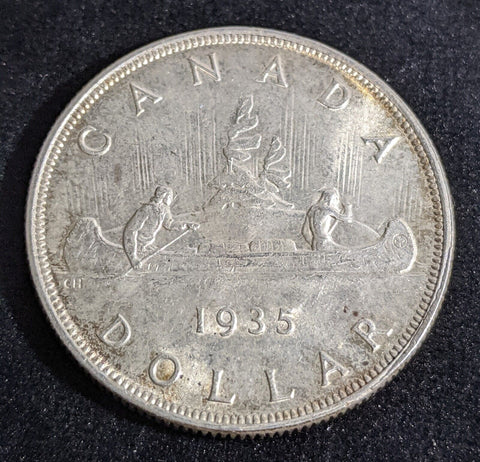 Canada 1935 Dollar KM# 30 Cleaned #193 #31B