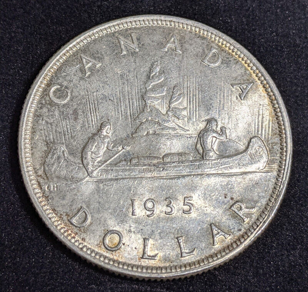 Canada 1935 Dollar KM# 30 Cleaned #193 #31B