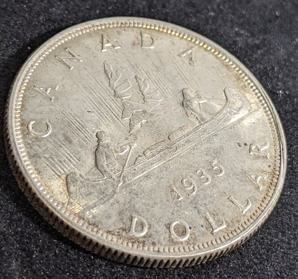 Canada 1935 Dollar KM# 30 Cleaned #193 #31B