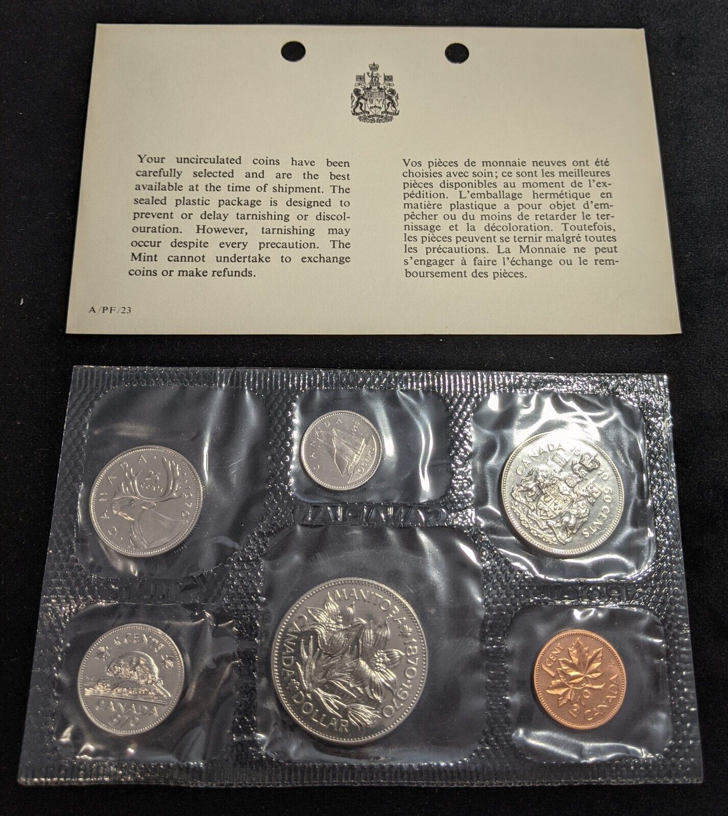 Canada 1970 Proof Like Mint Set #383