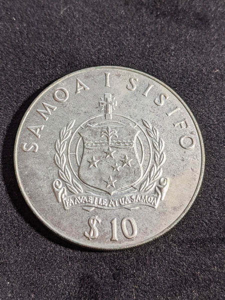 Western Samoa 1980 $10 Tala Olympic Games Silver KM# 36 #101