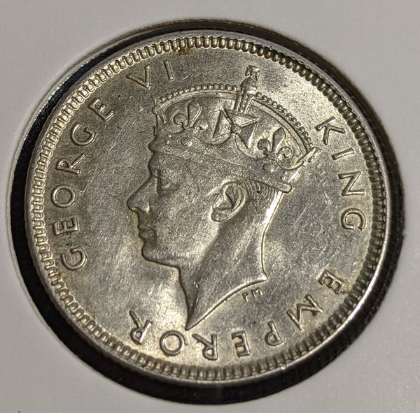 Fiji 1942 S Sixpence KM# 11a Scratches #005 #32A