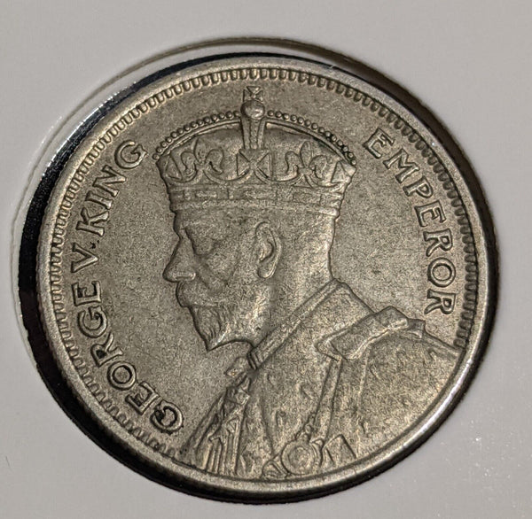 New Zealand 1936 Sixpence 6d KM# 2 #039 #32A