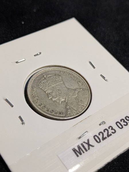 New Zealand 1936 Sixpence 6d KM# 2 #039 #32A