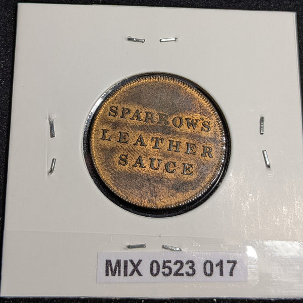 GB 1826 Farthing Merchant Token Sparrow Nail Hot Air Balloon Bell#2881 #017#32A