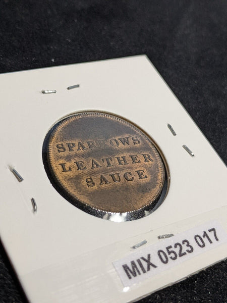 GB 1826 Farthing Merchant Token Sparrow Nail Hot Air Balloon Bell#2881 #017#32A