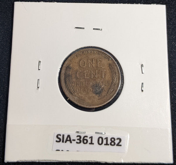 USA 1917 Cent Planchet Error KM# 132 #182 #32B