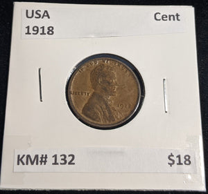 USA 1918 Cent KM# 132 #0170 #32B
