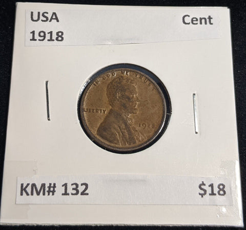 USA 1918 Cent KM# 132 #0170 #32B