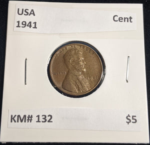 USA 1941 Cent KM# 132 #978 #32B