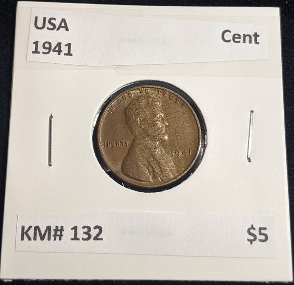 USA 1941 Cent KM# 132 #978 #32B