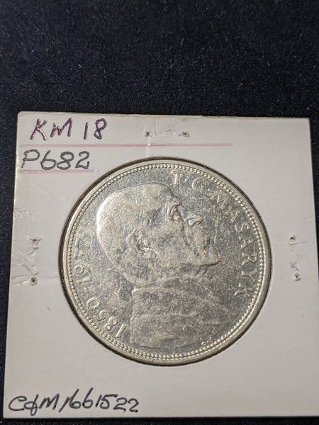 Czechoslovakia 1937 20 Korun KM# 18