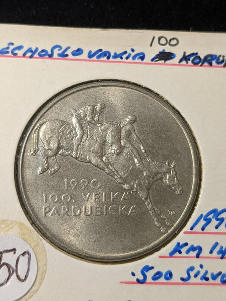 Czechoslovakia 1990 100 Korun KM# 141