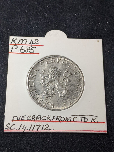 Czechoslovakia 1955 10 Korun KM# 42