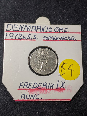 Denmark 1972 h 10 Ore KM# 849.2